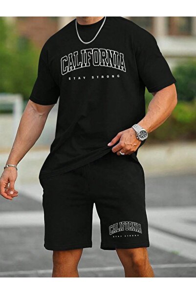 YRN COLLECTION Unisex Sports Shorts T-Shirt Set – Oversized Summer Casual Spo...