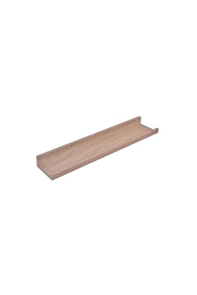 ELITECOMMERCEMARKET Beige MDF Wall Shelf 48x10x4cm