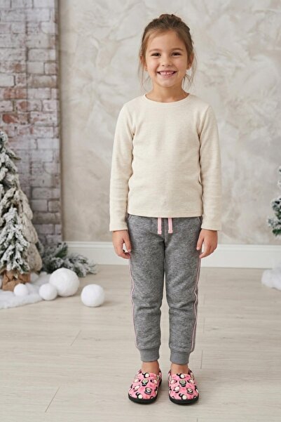 GEZER 16209 Girl's Winter Comfortable Sole Home Slippers - Rug