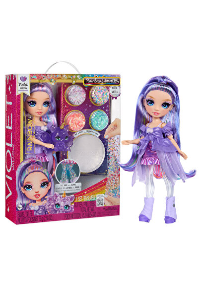 Rainbow High Set de joaca cu papusa Violet Willow, seria Rainbow Shimmers...