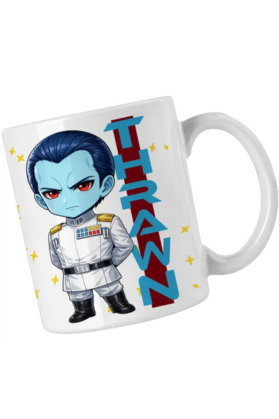OEM Thrawn Anime Chibi Grand Admiral Star Wars Mug