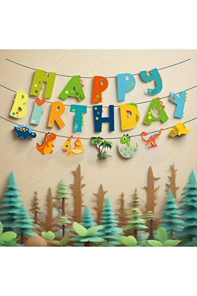 Generic Brand 20 Dinosaur Banner Party Decorations