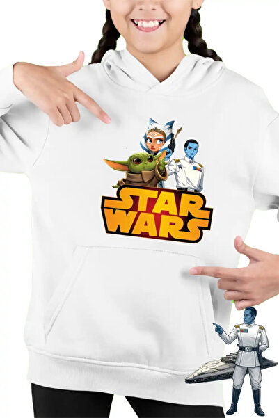 OEM Детски суитшърт за момичета Star Wars Thrawn Ahsoka Baby Yoda