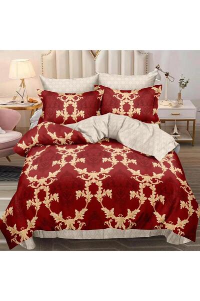 CumparaMisim Διπλό Λινό, Finet, 6 τεμάχια, κόκκινο, ανατολίτικο