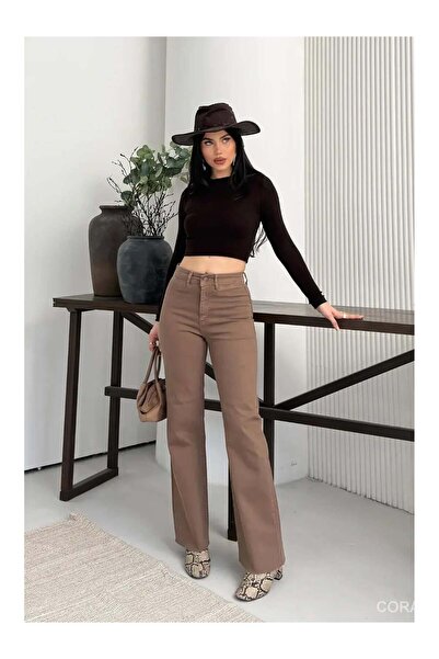 Coral Pocket Detail Pallazo Pants 1710 Earth