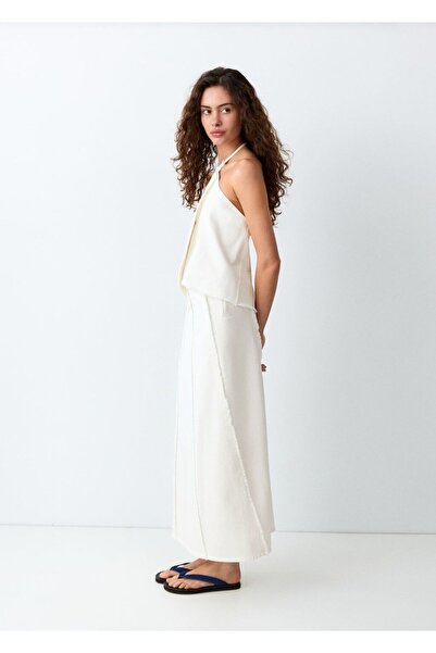 Mango Teen Püskül detaylı uzun etek