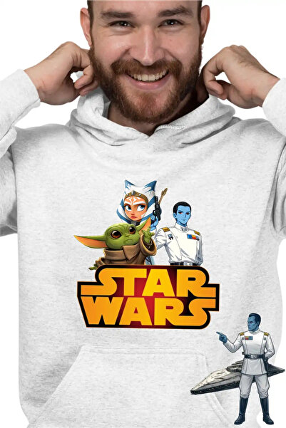 OEM Star Wars Thrawn Ahsoka Baby Yoda Men's Hoodie