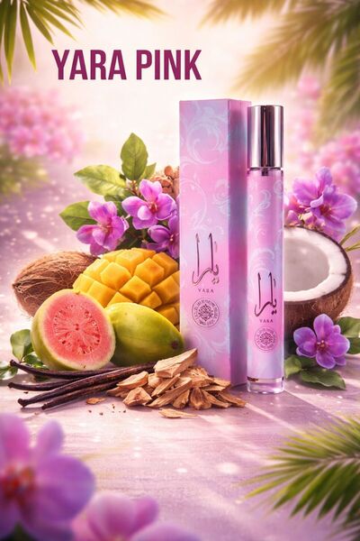 Yara Ροζ Άρωμα 35 ml Γυναικείο – Γλυκό Εξωτικό Λουλουδάτο Φρουτώδες Βανίλια Μ...
