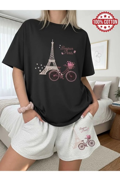 YRN COLLECTION Unisex Sports Shorts T-Shirt Set – Oversized Summer Casual Spo...