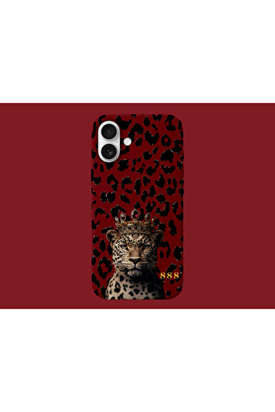 Bektas HomeOffice iPhone 17 Compatible Royal Leopard 888 Series Crowned Leopa...