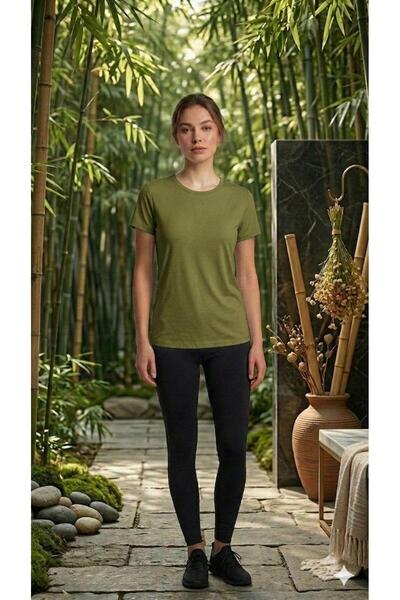 Jiber Bamboo Extra Stretchy Pack Comfortable All Day Basic T-Shirt