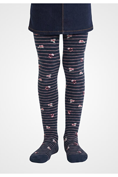 Penti Чорапогащи за момичета "Лили", памук- матови, непрозрачни, тъмносини