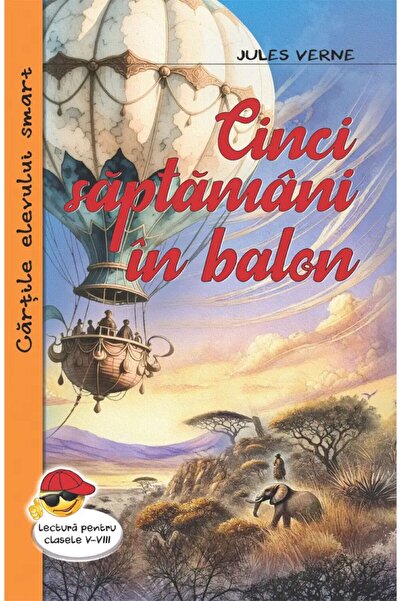 Editura Cartex Five Weeks in a Balloon - Jules Verne