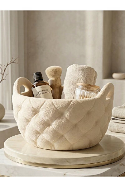 MCY DEKOR Modern Bombeli Tasarım Çok Amaçlı Organizer Sepet - 15x10 cm Banyo ...