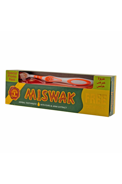 MY MİSWAK معجون أسنان مسواك مع فرشاة 190 غرام