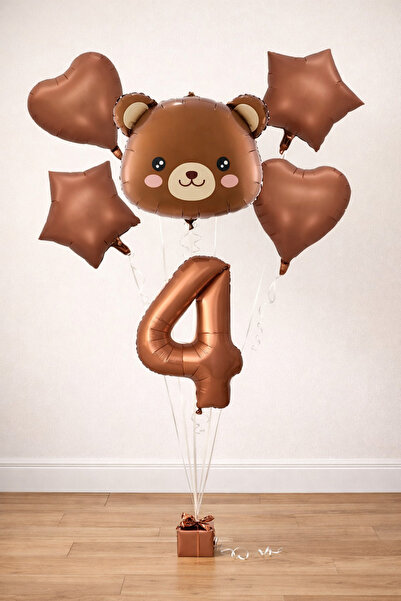 Balonsan -4- مجموعة بالونات الشوكولاتة بتصميم ريترو