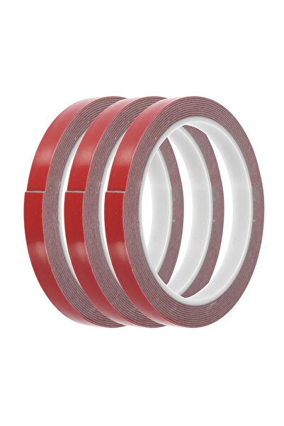 NO BRAND A ABSOPRO 3pz 300x1cm Acrylic Double-Sided Adhesive Tape Roll for Car