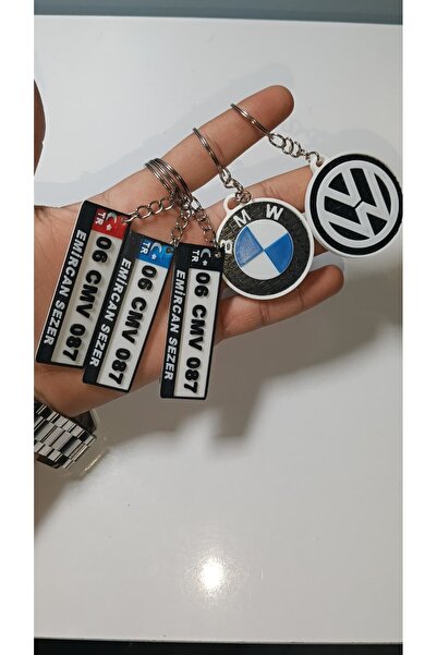 lusso design Kişiye Özel Plaka Anahtarlık Ve Araç Logosu