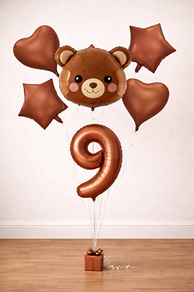 Balonsan -9- مجموعة بالونات الشوكولاتة بتصميم ريترو