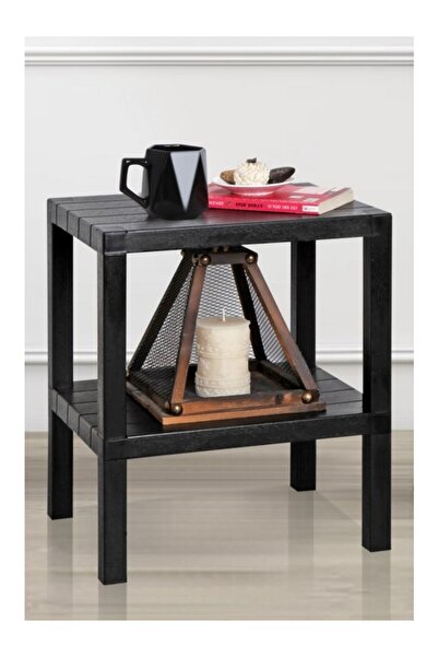 ViZKA 2 katlı Raf Düzenleyici , Plastik Raf Ünitesi , Banyo, Mutfak Rafı / Siyah