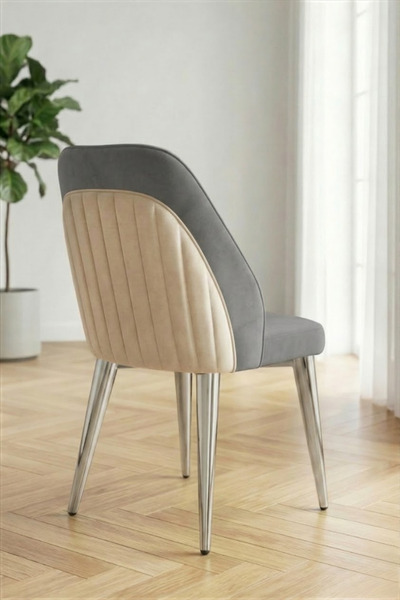 SANDERYA Nordic Serisi 1 Adet Modern Yemek Masası Sandalyesi | Lüks Tasarım M...