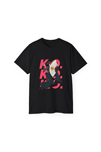 KO Graphic Regular Fit Kadın Tişört – Japon Stil Streetwear Anime T-Shirt
