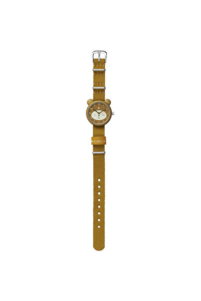 PETIT-ATELlER Girls Kids Plastic Cute Bear Face Quartz Analog Wristwatch Must...