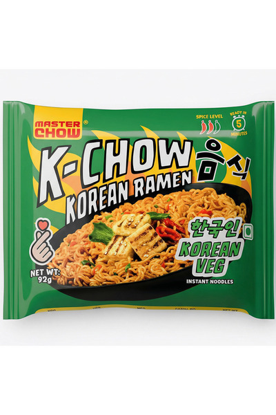 Master Chow KOREAN VEG INSTANT NOODLES 92G