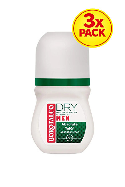 Borotalco 3x PACK Deodorant Roll-on Men Original