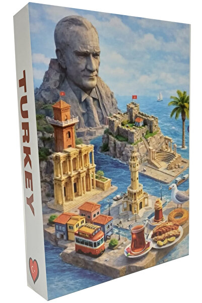 BSEYSTORE 2026 -761 CUTIE DE CĂRȚI DECORATIVĂ TURCĂ