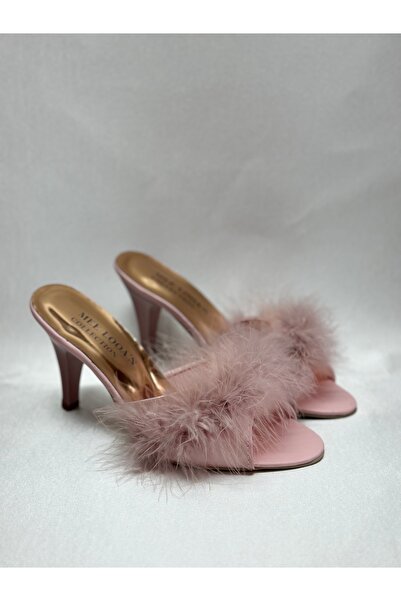 MOD10 Feathered Bridal Slippers