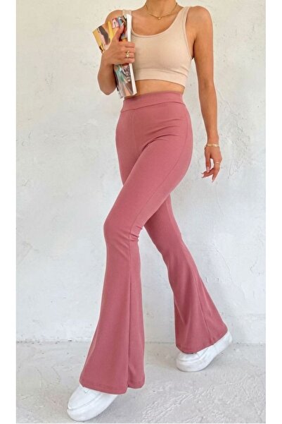 Om Flared leggings made of tetra fabric, comfortable, modern and breathable