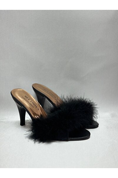 MOD10 Feather bridal drawing slippers