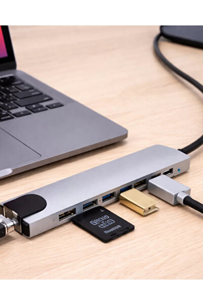 CT STONES USB C Multi Port Adapter HDMI USB Ethernet Sd Card Hub