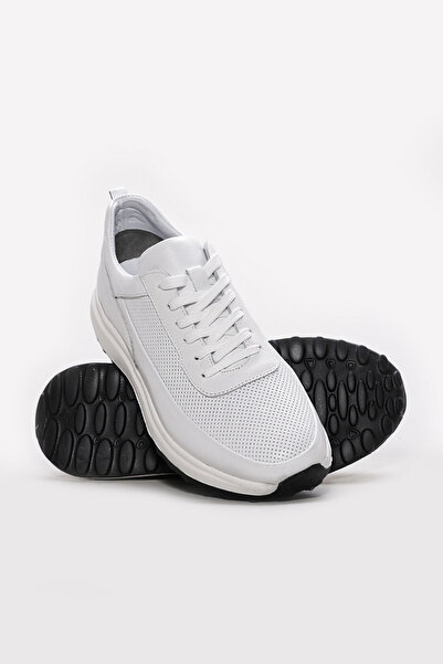 Ayakkabıhane Inside and Outside H Genuine Leather White Eva Men's Sports S Sn...