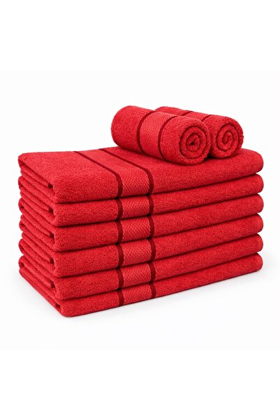 CumparaMisim Σετ 8 μικρών πετσετών 30x50cm, 100% Πακιστανικό Βαμβάκι , 400g, ...