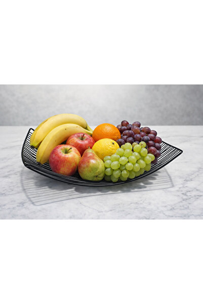 OEM Metal fruit basket, Black