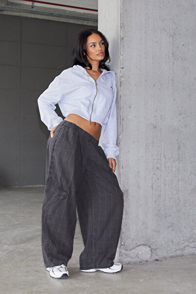 South Coast Ekoseli Baggy Pantolon