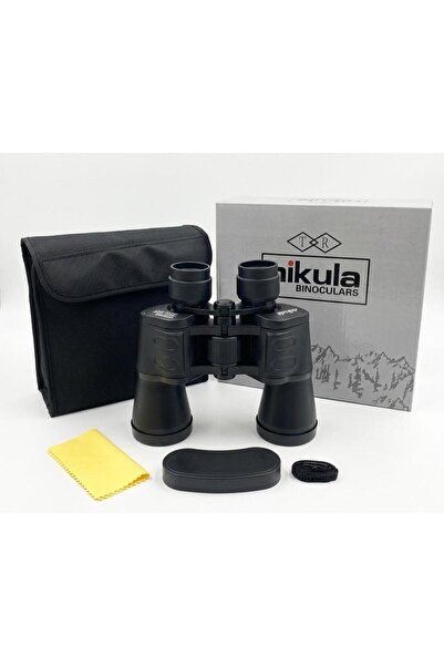Nikula 12x50 Kauçuk Kaplama Profesyonel El Dürbünü NK