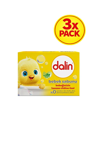 Dalin 3x ПАКЕТ Бебешки сапун 100 гр