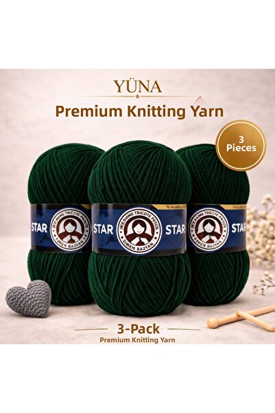 Ören Bayan كارديجان ستار متوسط ​​السماكة مكون من 3 قطع، وشاح محبوك للأطفال، ل...