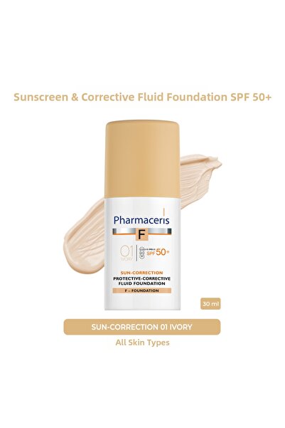 Pharmaceris Protective-Corrective Fluid Foundation Spf50 (Ivory 01) 30 ml