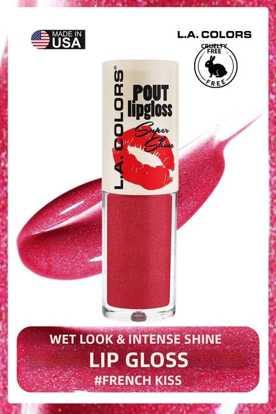 L.A Colors Pout Shiny Lipgloss - Lip Gloss with a Wet Look and Intense Shine ...