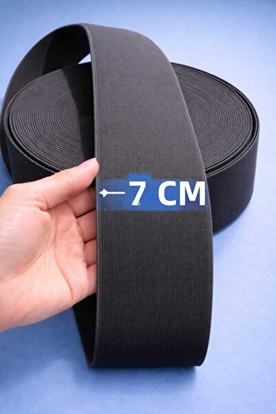 beyna aksesuar Sert Woven Anthracite Color 7 cm Waist, Leg and Bottom Elastic...