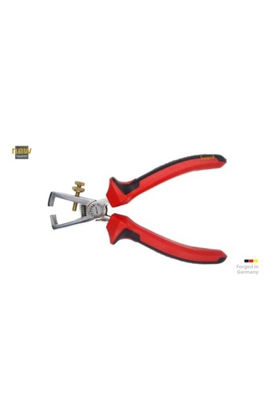 CETA FORM 160 mm cable stripping pliers (bright chrome/duotech handle)