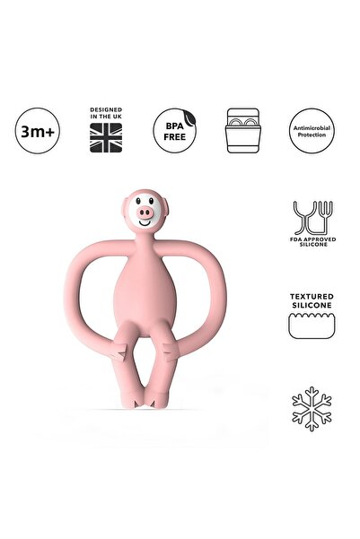 Matchstick Monkey Silicone Teether / Pickle Pig