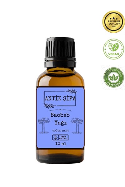 Antik Şifa زيت الباوباب النقي 10 مل - زيت مغذي ومعصور على البارد