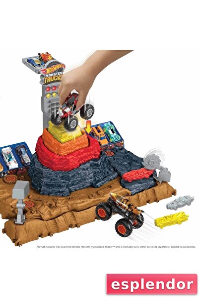 esplendor Monster Truck Collision Play Set with Movable Base