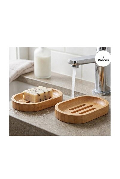 kamptek kamp teknolojisi Kamptek Ξύλινη θήκη σαπουνιού από μπαμπού 2 τεμαχίων...