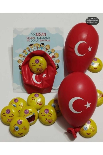 hemdemhediyelik Ara Holiday Class Gift Chocolate Balloon (10 Pieces) New Year...